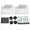 White, variant on Riousery Woodworking Feather Board Inverted Square Power Tool Accessories Unique Chamfer Groove B Style Yellow - Professional Grade Table Saw Router Fence Safety Tool 8.27 inches / 21 cm