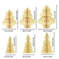 thumbnail image 6 of Dserfhy Honeycomb Christmas Tree 3D Honeycomb Table Centerpiece Folding Paper Christmas Tree Ornament for Winter Home Xmas Party Decoration, 6 of 8