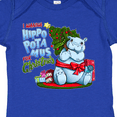 thumbnail image 4 of Inktastic I Wanna Hippopotamus for Christmas Cute Hippo Boys or Girls Baby Bodysuit, 4 of 5