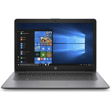 HP Stream Laptop 14inch, Intel Celeron N4000, Intel UHD Graphics 600, 4GB SDRAM, 32GB SSD, HDMI, Win10, 14-cb164wm Brilliant Black (Certified Refurbished)