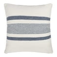 thumbnail image 2 of Ox Bay Petra 20" x 20" Navy/White Striped Reversible Indoor/Outdoor Adult Decorative Throw Pillow Cover, 2 of 8