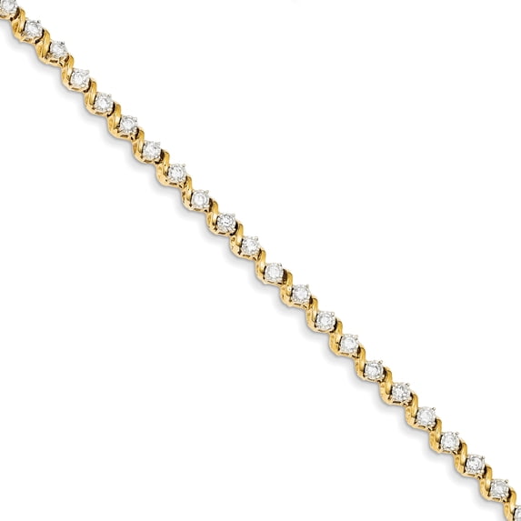 14k Diamond Bracelet