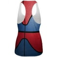 thumbnail image 2 of Championship Basketball Royal Blue & Red All Over Womens Work Out Tank Top Multi MD, 2 of 2