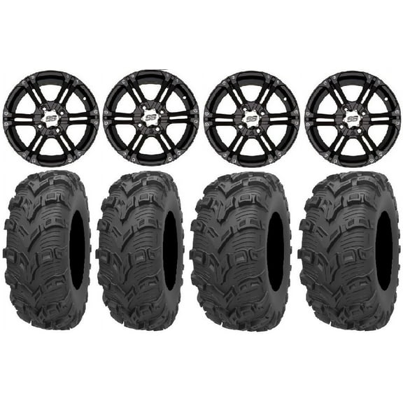 ITP SS212 14" Wheels Black 26" Bear Claw EVO Tires Sportsman RZR Ranger