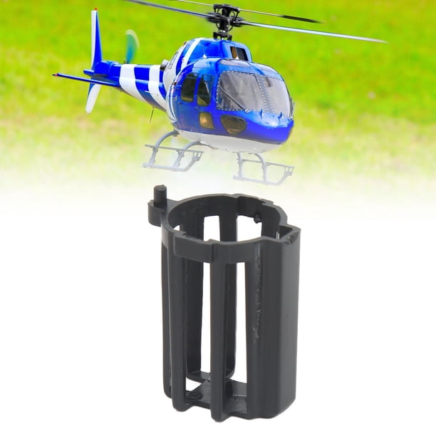 Cubierta del motor de la cola del helicóptero RC pieza de repuesto de la cubierta del motor de la cola trasera del helicóptero RC de plástico para aviones de control remoto ANGGREK Otros