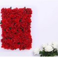 thumbnail image 2 of Artificial Flower Plants Panels Background Wall Floral Decor for Party Wedding Decor Red, 2 of 5