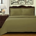 thumbnail image 2 of 400-Thread Count 100% Egyptian Cotton Elegant Solid Duvet Cover Set Sage / Twin, 2 of 5