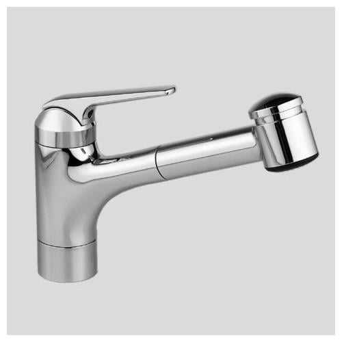 kwc faucets 10.061.033.000 domo pull out kitchen faucet, 9", chrome