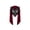 A004- Wine, variant on Halloween Werewolf Mask for Men, Furry Animal Mask with Brown, 24X10 Inch Half Face, Mask for Masquerade Party, Scary Halloween Mask for Adults, Mask For, for Halloween Party,
