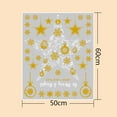 thumbnail image 5 of SMKE Christmas Window Privacy Film Non-Adhesive Static Cling Stained Glass Window Film Decorative Double-Sided Floral Window Clings For Home Office Living Room,Cling Film M, 5 of 5