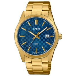 Casio MTP VD01G 1C Black Analog Gold Stainless Steel Sporty Dress Men s Watch Walmart