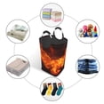 thumbnail image 4 of Salouo Fiery Orange Flames Energy for Dirty Clothes Hamper,Extra Large Hamper Basket Bin 1-Pack Big Laundry Baskets with Handles Laundry Hampers Fits for Bedroom & Living Room, 4 of 5