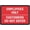 Warning Sign 2, variant on Emergency Only Pull Handle Down Sign 8"x12" Rust Free Aluminum - UV Printed Outdoor Yard Sign for Home Business Driveway Alert, Emergency Handle Sign
