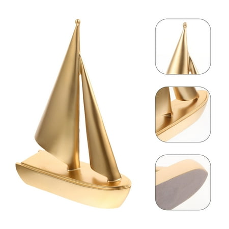 Worgeous Sailboat Sailing Model Ornament Tabletop Decoration Office