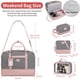 thumbnail image 3 of Bolsa de fin de semana Wogarl, 4 unidades, para mujer, grande, de lona impermeable, 3 of 8