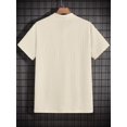 thumbnail image 2 of Men's Performance Jacquard Knit Polo Shirt, Short Sleeve, Easy Care, Collared, Regular Fit, Solid Color, 2 of 10