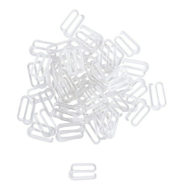 Juvale Bra Hook 50 Pack Bra Strap Hook Replacement Bra Slide Hooks For Swimsuits Lingerie Bras Clear 1 Inch 25 Mm Wide Walmart Com Walmart Com