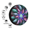 thumbnail image 4 of Honeii Colored Abstract Print Tire Covers, Waterproof Anti-UV Sun Snow Rain Tire Covers for Trailers, RV, Camper, SUV, Truck-16 inch, 4 of 6