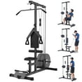 thumbnail image 4 of TROPOW LAT Pulldown Machine, LAT Cable Machine with High and Low Pulley Station, Row Cable Machine Home Gym with Leg Support, Tricep Workout Equipment,Black, 4 of 8