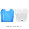 thumbnail image 4 of Camping Bolsas de agua plegables plegables portátiles para exteriores, portabebés (azul 10L), 4 of 4