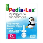 Fleet Pedia-Lax 4 Ml Liquid Glycerin Suppositories For Ages 2 - 5 Years - 6 Ea