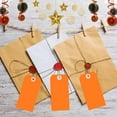 thumbnail image 3 of 100Pcs Blanks Shipping Tags with Wire Hang Tags Food Clothing Wine Labels for Labeling Inventory Crafts, 3 of 7