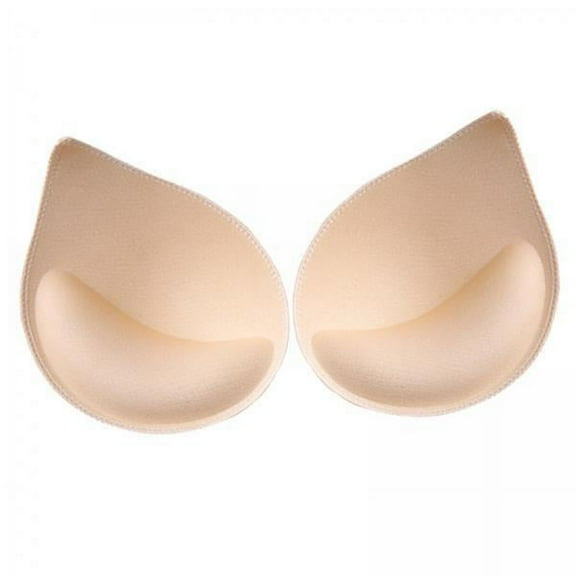 2X 2 Pieces Bra Insert Pads Shaper Removable Resilient for Sports Skin