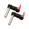 thumbnail image 2 of 2 Pcs Trous pour Établi Pince de Maintien Rapide en Acier Inoxydable Banc de Menuiserie Réglable Outil de Fixation-19mm, 2 of 5