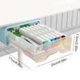 thumbnail image 2 of Bangcool Under Desk Drawer Plastic Self Adhesive Under Table Drawer Stationery Organizer, 2 of 10
