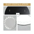 thumbnail image 6 of 31.5x31.5 Round Frameless Decorative Wall Mirror, 6 of 7