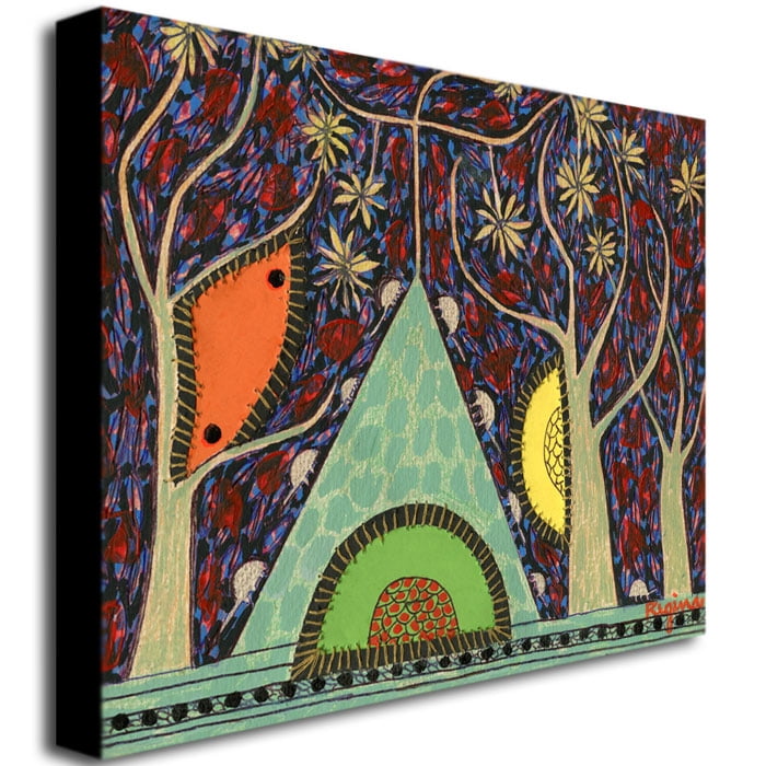 Trademark Fine Art "Sobre la Montana el Arbol" Canvas Art