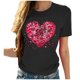 thumbnail image 4 of Blusas de Manga Corta para las Mujeres Divertida Impresión Cuello Redondo Camiseta Vintage, Blusas de Primavera para las Mujeres, 4 of 8