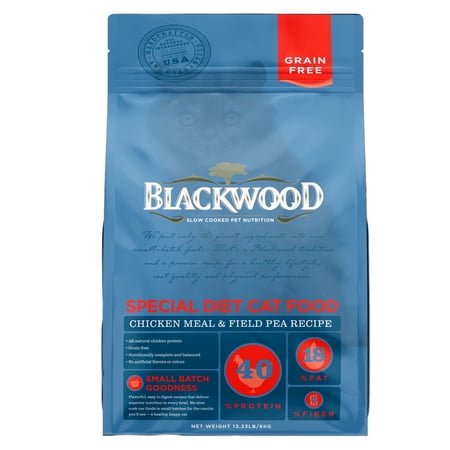 Blackwood Grain Free Cat Food Chicken Meal & Field Pea 13.2 lb.