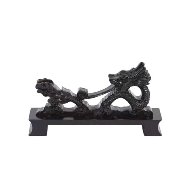 Soporte de espada, soporte de en forma de dragón chino negro, soporte de exhibición de adornos, regalo de decoración duradera para el Almacenamiento y organización del hogar Tamaño pequeño/Dragón Inteprter HA076830-01
