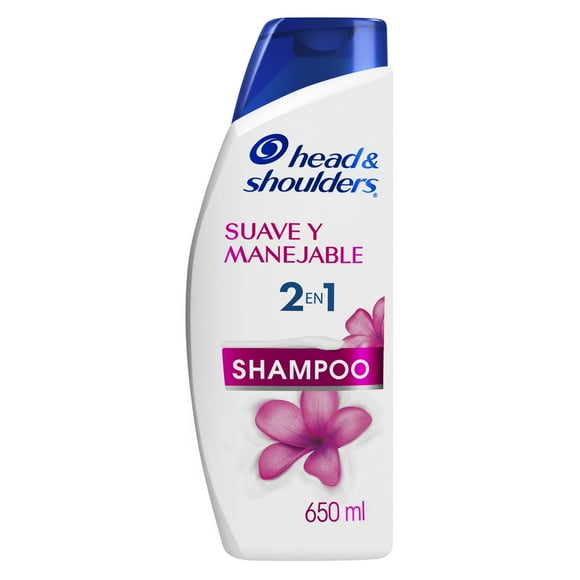 Shampoo Head & Shoulders Suave y Manejable 2 en 1 Control Caspa 650 ml