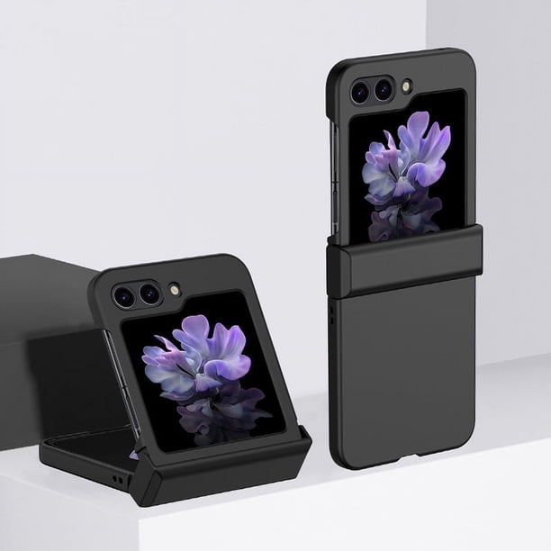 Carcasa de teléfono móvil de color sólido a prueba de golpes para Samsung Galaxy Z Flip 5