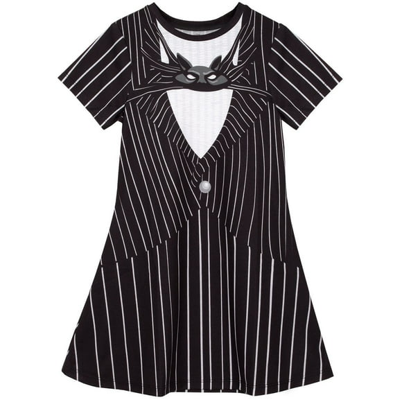 Nightmare Before Christmas Girls Jack Skellington Costume Dress
