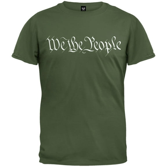 We The People Military Green T-Shirt - Large