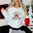 thumbnail image 6 of Jingle Bell Rockin' Bell Glitter -  Women's Sweatshirt, 6 of 11