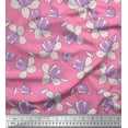 thumbnail image 1 of Soimoi Cotton Cambric Fabric Petals Floral Printed Fabric 1 Yard 56 Inch Wide, 1 of 1