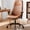 Brown B, variant on CELTOSS Ergonomic Office Chair, Mid Back Computer Chair with Lumbar Support, PU Leather Executive Chair with Tilt Lock, Adjustable Height Swivel Desk Chair for Home Office, Black