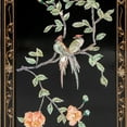 thumbnail image 6 of Oriental Furniture 6 ft. Tall Lacquer Birds and Flowers Room Divider - 4 Panel, 6 of 6