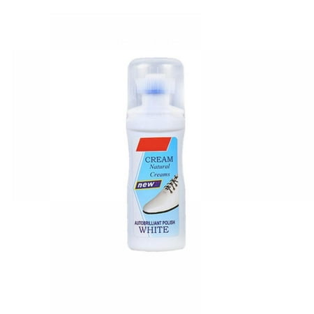 

Clearance! Shoe Whitener With Sponge Brush Head White Shoe Refresh Cleaner Scrubbing Detergent Whitening Agent 50ML