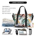 thumbnail image 4 of Travel Duffle Bag Colorful Bird Palm Leaves Travel Tote Bags Carry on Luggage Waterproof Weekender Bags with Top Handle Adjustable Shoulde Strap for Travel Gym, 4 of 5