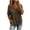 Brown, variant on Setooff Womens Shirts, Cut Out Shoulder V Neck Short Sleeve Tops, Solid Oversized Tshirts for Women Casual Summer Blouse