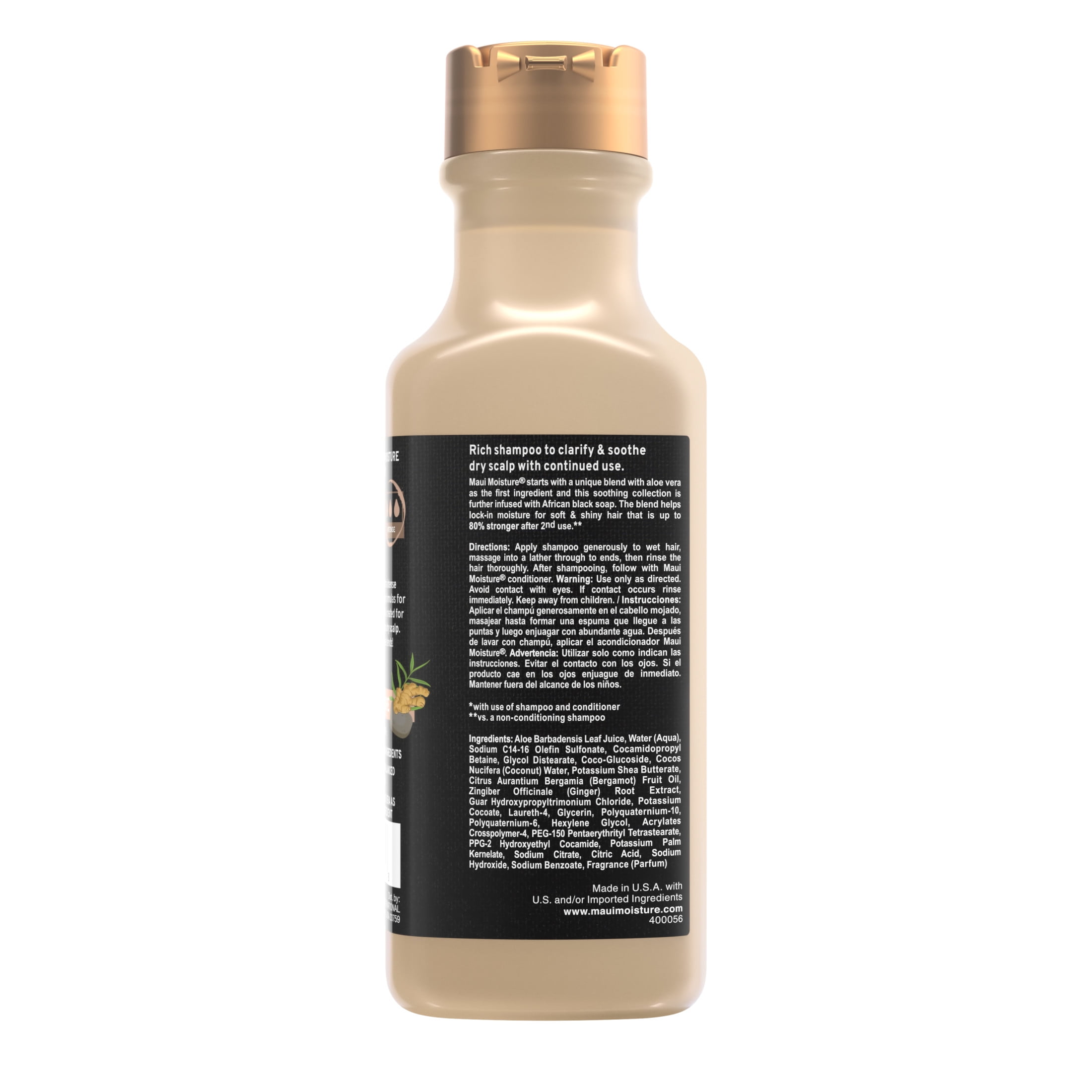 Maui Clarify & Soothe + Black Soap Shampoo