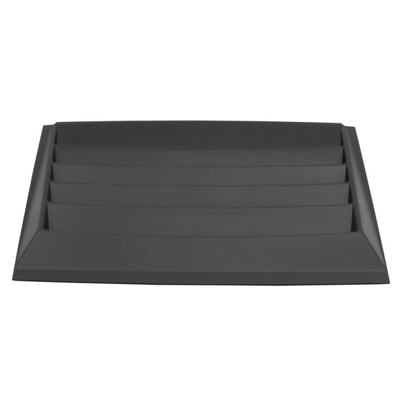 Ikon Motorsports URAS Style Air Flow Hood Vent Cover Fits Universal Cars Primer Black ABS Engine Air Flow Heat Extraction Hood Louver