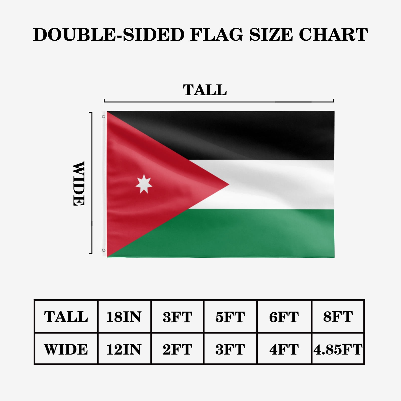 Livetty Double Sided 3 layers Flags 4x6 Ft Jordan Flags Banner for Yard Decoration Garden Display For World Soccer Play