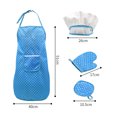 thumbnail image 3 of Amdohai Kids Cooking and Baking Set 13 PCS with Chef Hat Apron Oven Mitt Kitchen, 3 of 8