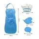 thumbnail image 2 of Juego de Utensilios de cocina Abanopi Official Kids Cooking and Baking Set 13 PCS Azul, 2 of 8